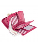 Фотография Женский розовый кошелек Visconti HT33 Madame c RFID (Fuchsia)