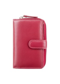 Женский красный кошелек Visconti HT33 Madame c RFID (Red)