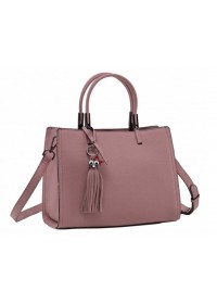Женская кожаная розовая сумка KJ1222899BG