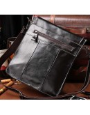 Фотография Тёмно коричневая мужская сумка планшетка L009