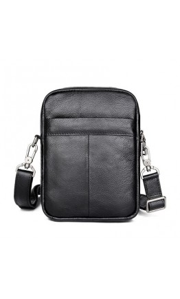 Черная удобная небольшая сумка на плечо M1608A