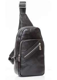 Мужской черный удобный рюкзак - мессенджер M2093-12A