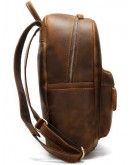 Фотография Винтажный кожаный рюкзак коричневого цвета M2315R