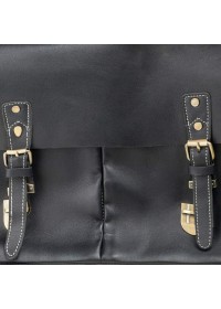 Черный портфель из натуральной кожи для мужчин M31-3183A