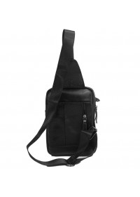 Черный мужской рюкзак, на одну шлейку M38-3313A