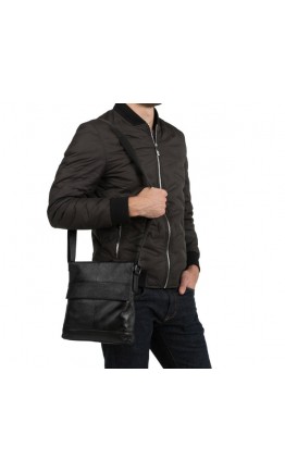 Кожаная плечевая мужская деловая сумка M38-8136A