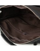 Фотография Черная удобная мужская сумка из кожи M38-9008A