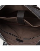 Фотография Черная сумка из натуральной кожи деловая M47-22168-1A