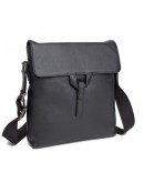 Фотография Черная мужская кожаная сумка, интересный дизайн M47-22440A