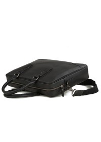 Сумка мужская черная портфель кожаный M47-22474A