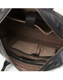 Фотография Кожаная сумка черного цвета мужская M47-22685-1A