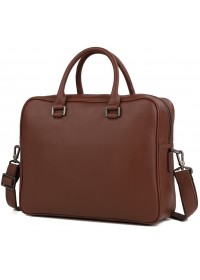 Кожаная сумка коричневого цвета мужска M47-22685-1C
