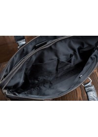 Кожаный черный портфель сумка мужская M5861-3A