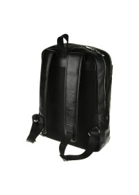 Мужской черный кожаный городской рюкзак M7805A