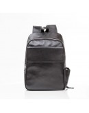 Фотография Мужской рюкзак кожаный черного цвета M7806A