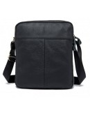 Фотография Кожаная мужская черная сумка M8088A