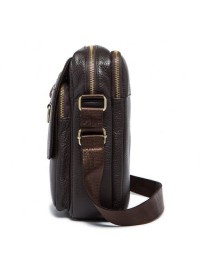 Кожаная мужская коричневая сумка M8088C