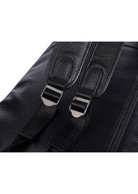 Черный кожаный рюкзак из натуральной кожи M8110A
