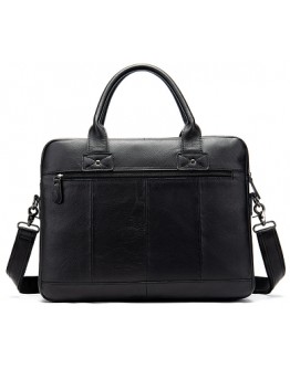 Черная мужская деловая кожаная сумка M8380A