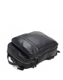 Фотография Черный кожаный мужской рюкзак M864A
