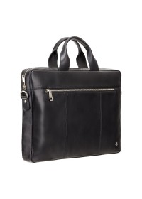 Черная деловая кожаная сумка Visconti ML28 (Black)