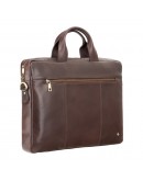 Фотография Коричневая кожаная деловая сумка Visconti ML28 (Brown)