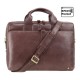Коричневая кожаная мужская сумка Visconti ML30 (Brown)