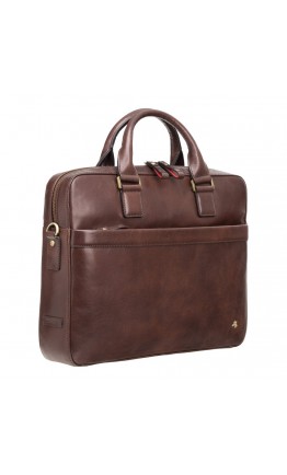 Деловая коричневая сумка Visconti ML34 Victor (Brown)