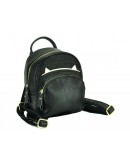 Фотография Черный кожаный небольшой женский рюкзак NWBP27-808A-BP