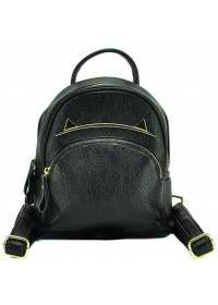 Черный кожаный небольшой женский рюкзак NWBP27-808A-BP