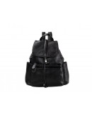 Фотография Черный рюкзак для женщин OLIVIA LEATHER NWBP27-8836A-BP