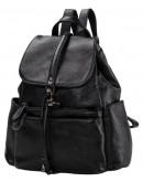 Фотография Черный рюкзак для женщин OLIVIA LEATHER NWBP27-8836A-BP