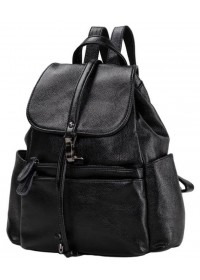 Черный рюкзак для женщин OLIVIA LEATHER NWBP27-8836A-BP
