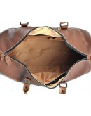 Фотография Мужская коричневая дорожная кожаная сумка Nm15-0739B