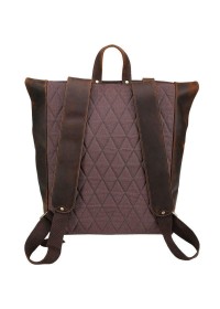 Брутальный мужской рюкзак из конской плотной кожи P3171