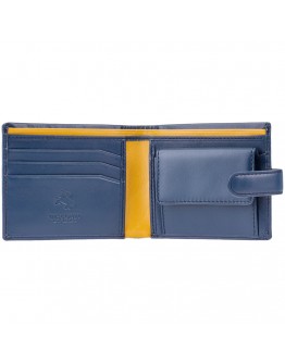 Синий кошелек Visconti PM100 Vincent c RFID (Blue Mustard)