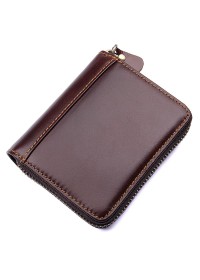 Коричневый мужской кошелёк, кожаный R-8887Q-2