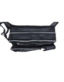 Фотография Черная сумка на пояс из плотной винтажной кожи Tarwa RA-1560-4lx