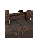 Фотография Коричневая деловая винтажная мужская кожаная сумка Royal RB001R
