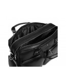 Фотография Мужская удобная кожаная черная сумка Royal RB002A