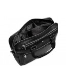 Фотография Мужская черная деловая кожаная сумка Royal RB005A