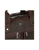 Фотография Винтажная кожаная коричневая мужская деловая сумка Royal RB012R-2