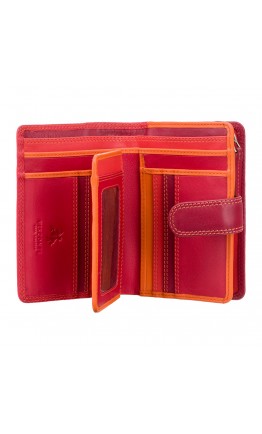 Красный кошелек Visconti RB51 Fiji c RFID (Red Multi)