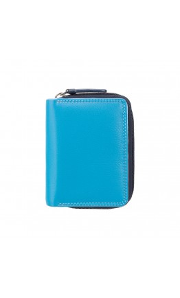 Голубой кошелек Visconti RB53 Hawaii c RFID (Blue Multi)