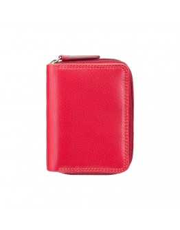 Красный кожаный кошелек Visconti RB53 Hawaii c RFID (Red Multi)