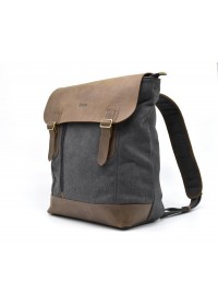 Серый тканево-кожаный рюкзак Tarwa RC-3880-B