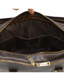 Коричневый мужской коричневый кожаный портфель Tarwa RC-4666-4lx