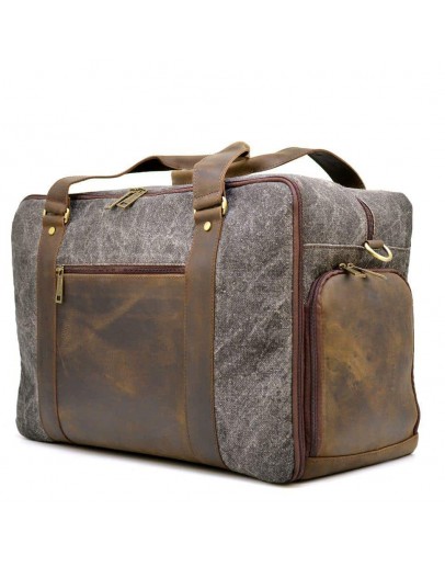 Фотография Серо-коричневая мужская дорожная сумка Tarwa RG-3032-4lx