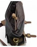 Фотография Большая мужская сумка на плечо, кожа и ткань Tarwa RG-6690-4lx