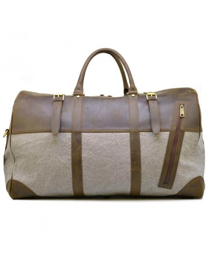 Фотография Дорожная мужская сумка из ткани и кожи Tarwa RGj-1633-4lx